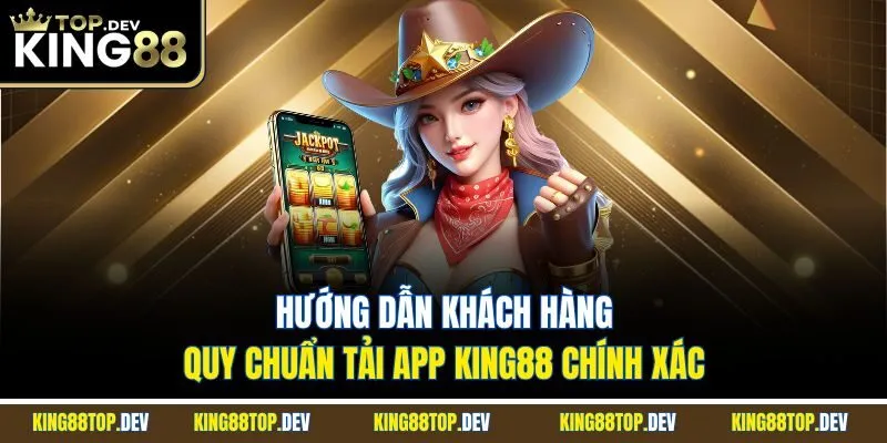 Hướng dẫn khách hàng quy chuẩn tải app King88 chính xác